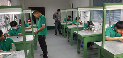 火博（中国）省模抛光车间