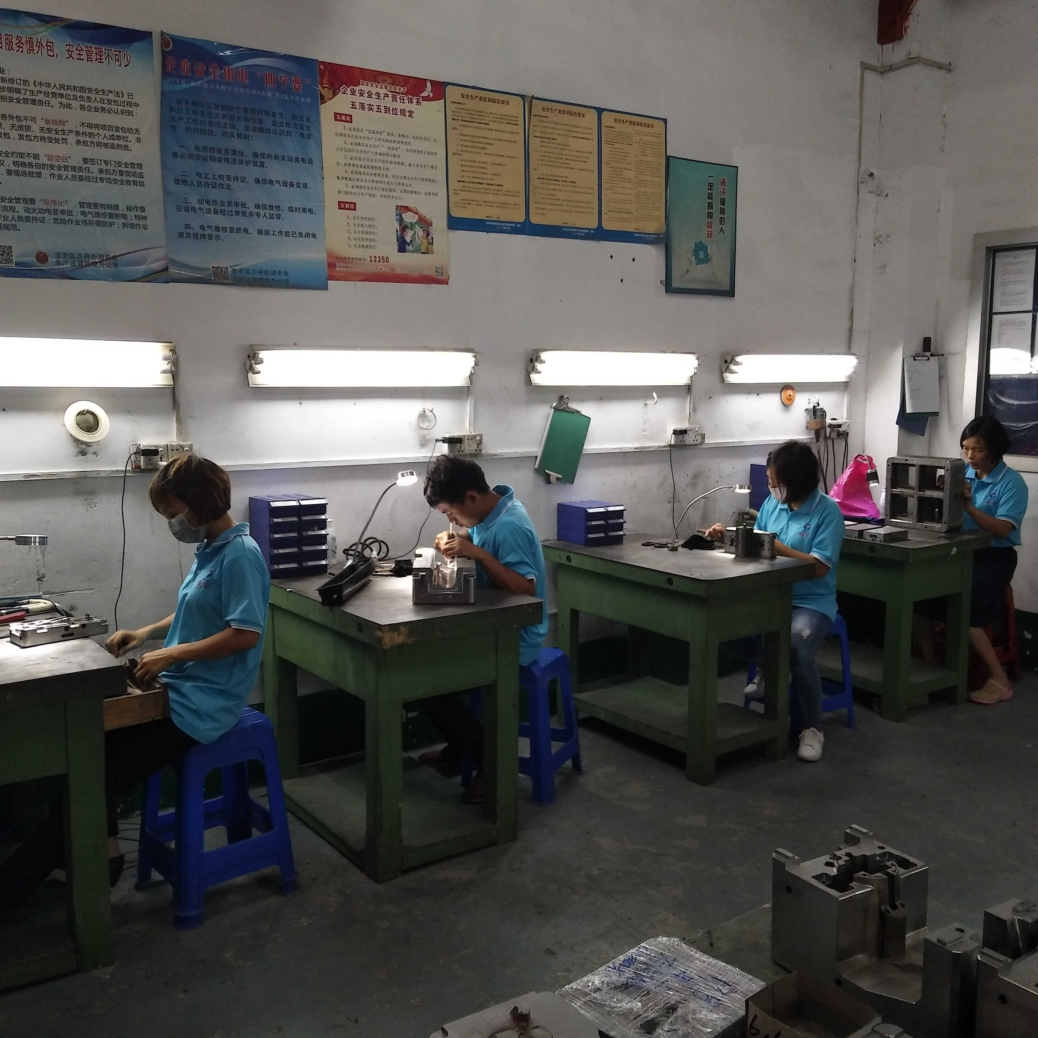 火博（中国）抛光加工车间