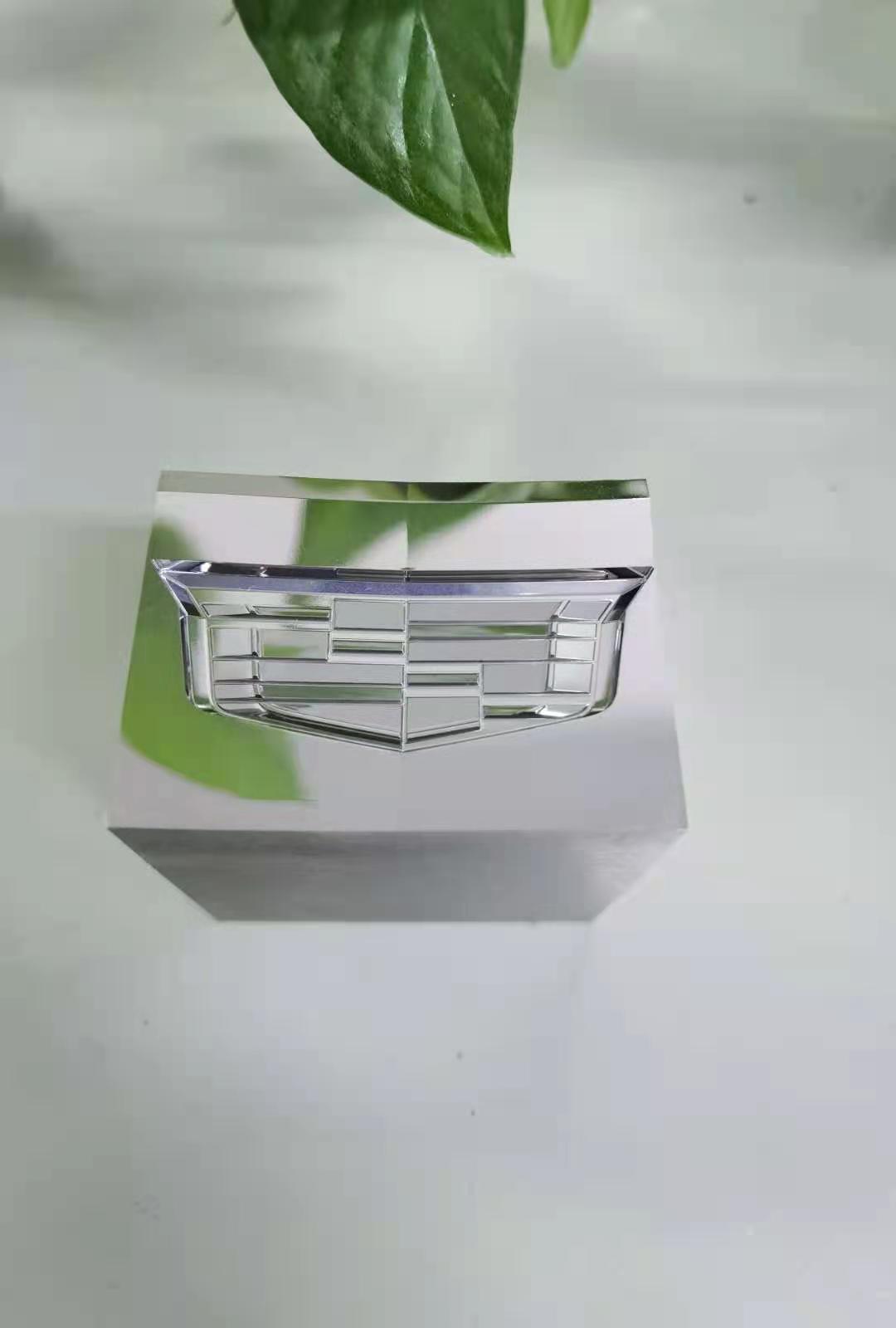 五轴镜面抛光加工—车标